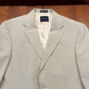 Nautica Light Tan Pima Cotton Blazer